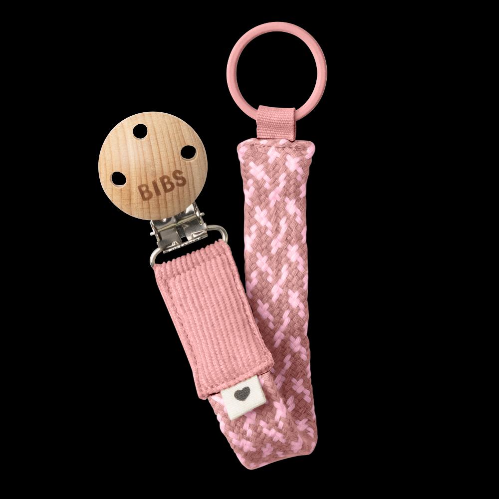 babymarkt Schnullerkette Dusty Pink/Baby Pink Sonderangebot