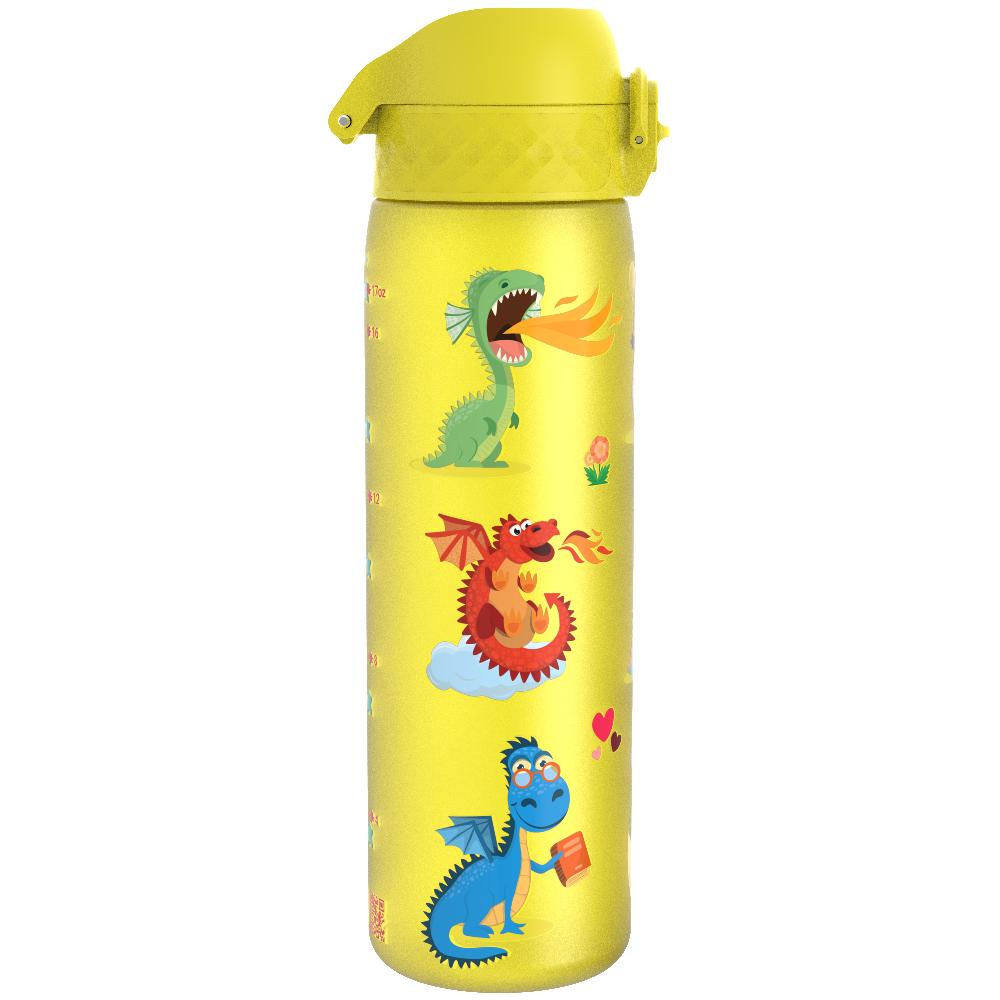 babymarkt Trinkflasche auslaufsicher 500 ml Drachen / gelb Versandkostenfrei
