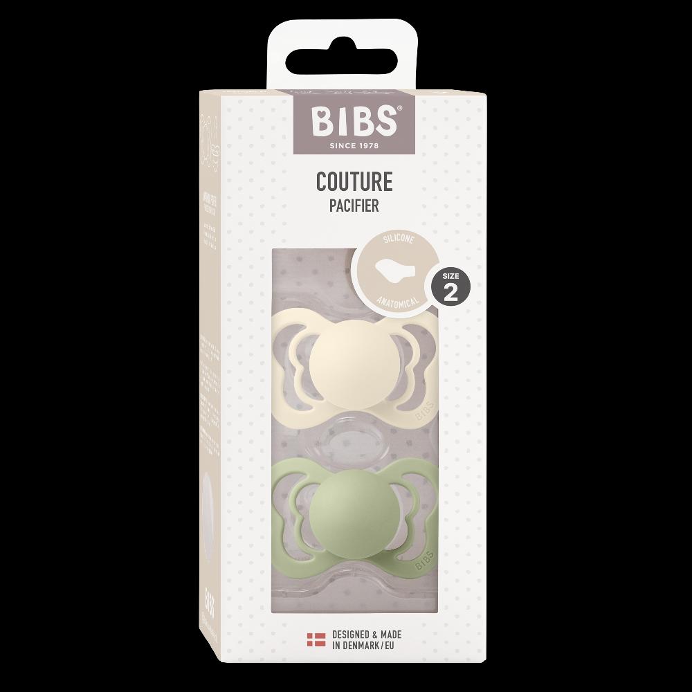 babymarkt Schnuller Couture Ivory/Sage Silikon ab 6 Monaten 2 Stk Zeitlich begrenztes Angebot