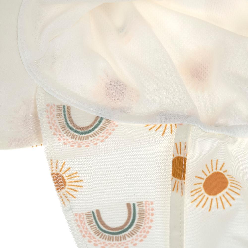 babymarkt UV-Sonnenhut mit Nackenschutz Regenbogen weiß Nur für heute