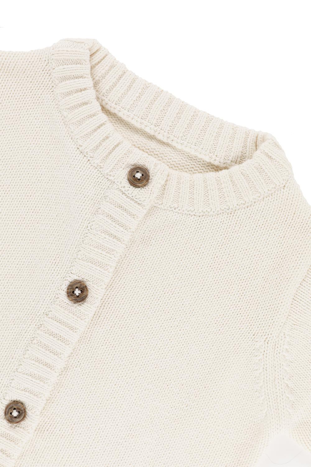 babymarkt Strickoverall strikka Grobstrick creme Fabrikladen