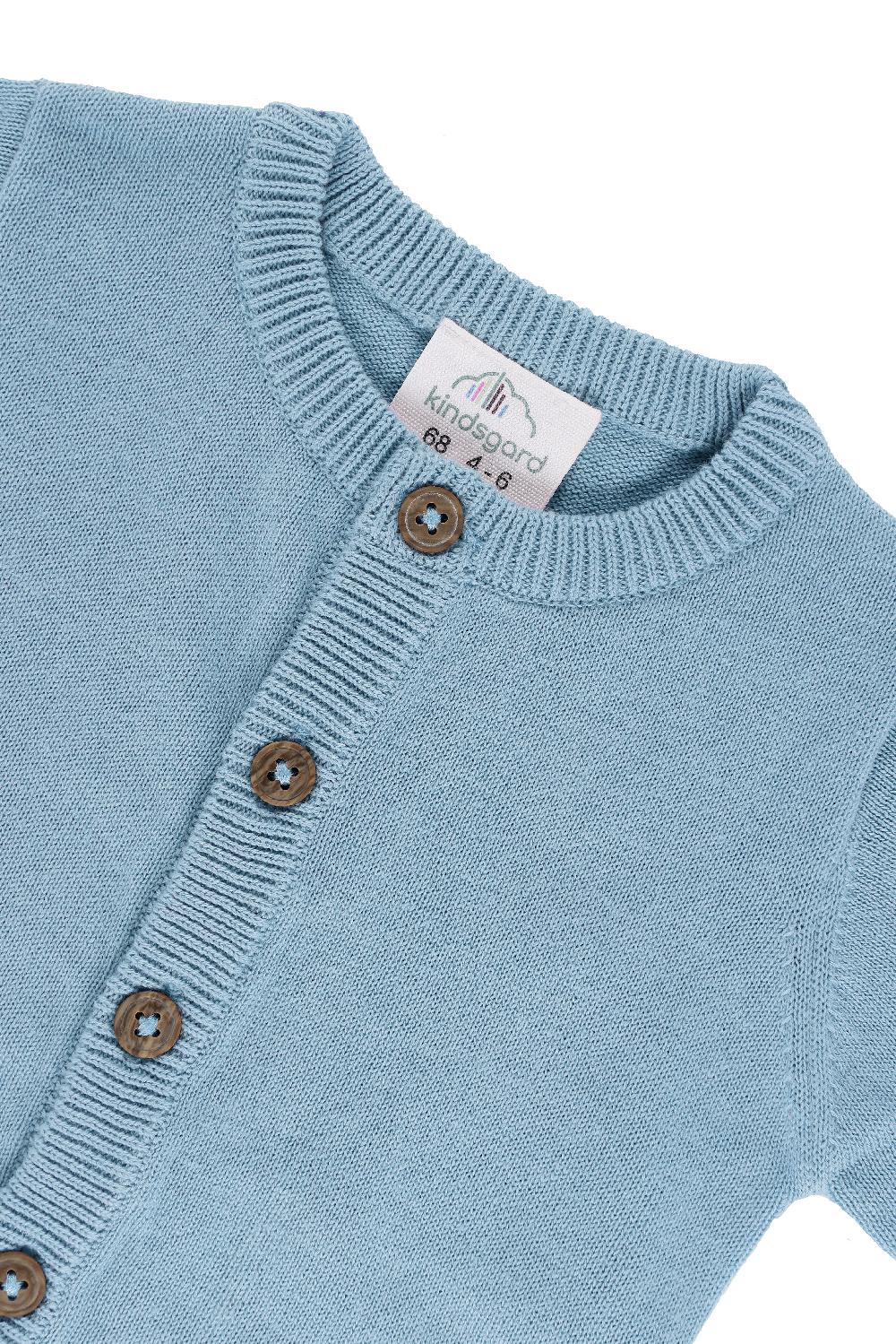 babymarkt Strickoverall strikka Feinstrick blau Speichern exportieren