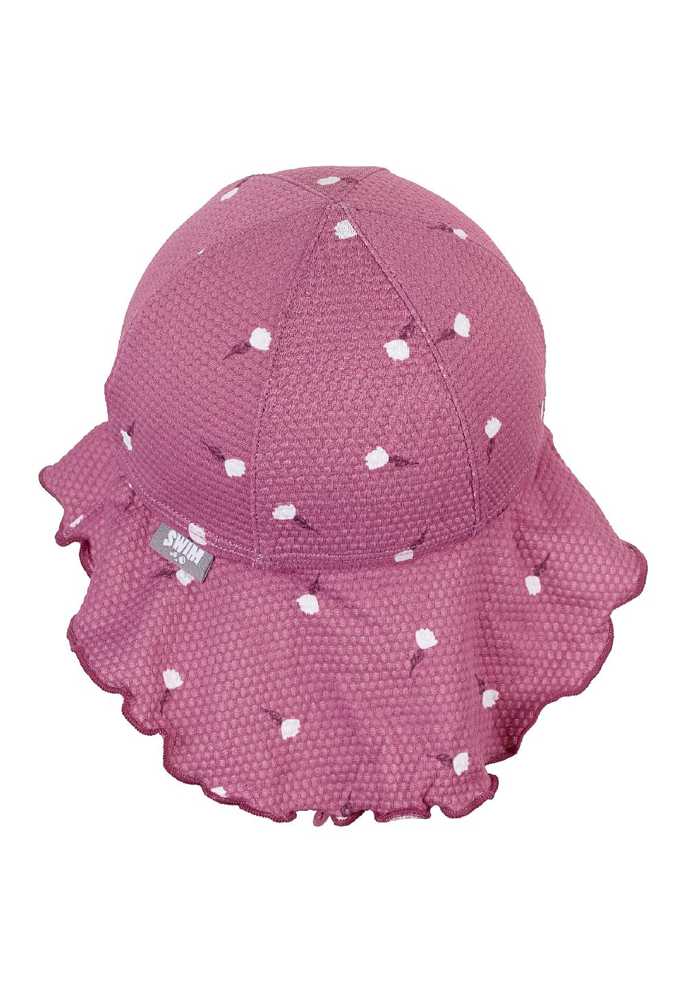 babymarkt Schirmmütze mit Nackenschutz Blumen purpur Angebote