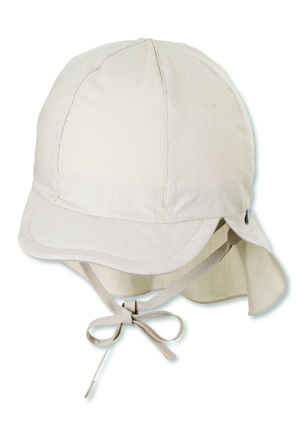babymarkt Schirmmütze mit Nackenschutz beige