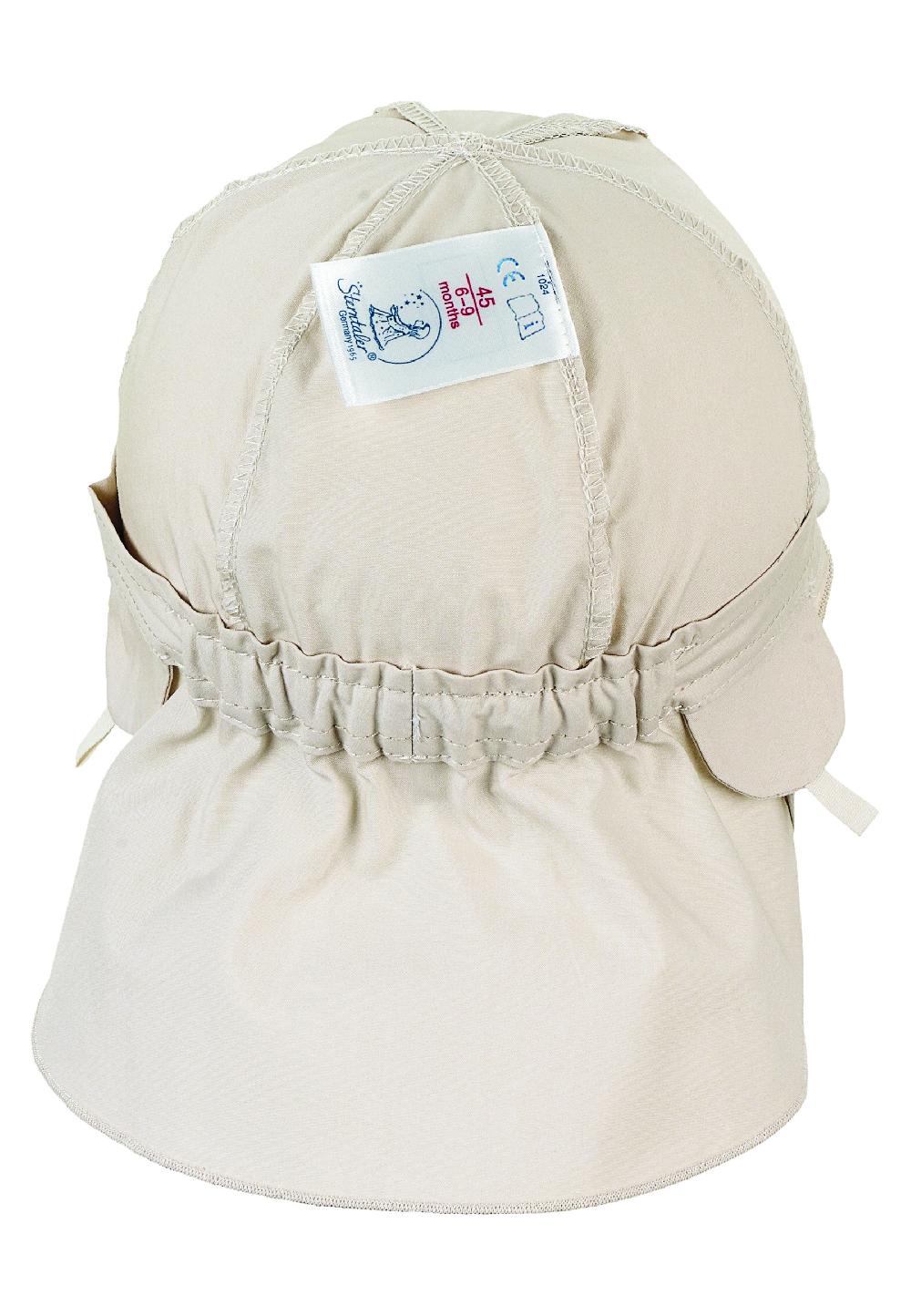 babymarkt Schirmmütze mit Nackenschutz beige Schlussverkauf