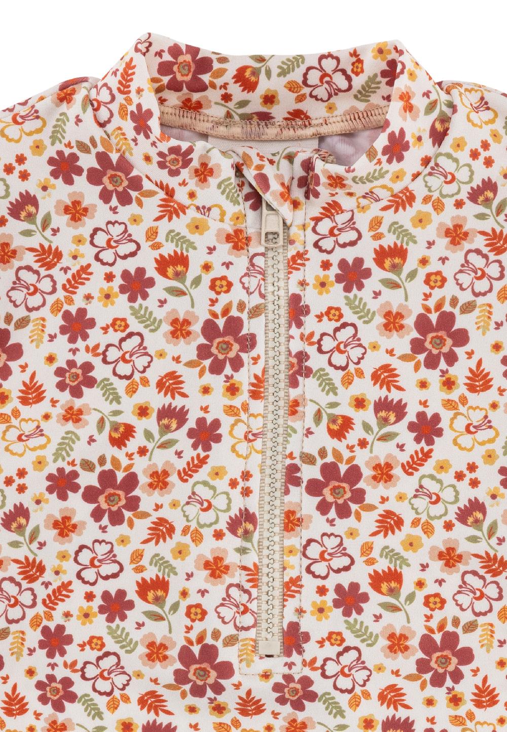 babymarkt Langarm-Schwimmshirt Blumen ecru Günstiger Verkauf