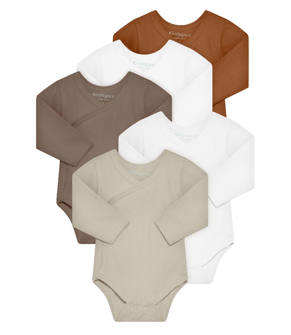 babymarkt Wickelbody trunder 5er-Pack langarm braun Blitzverkäufe