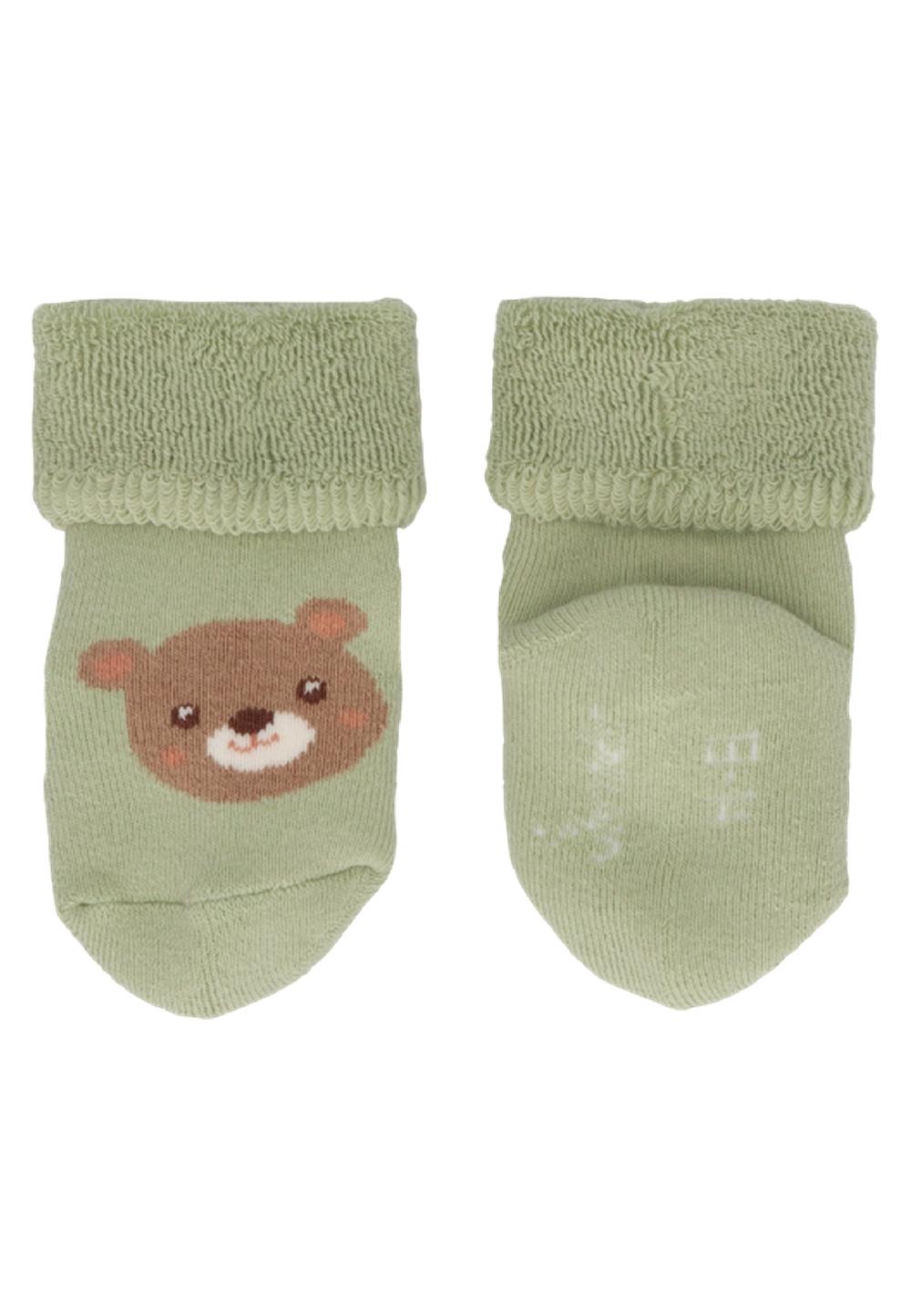 babymarkt Baby-Söckchen 3er-Pack Bär blassgrün Fabrik Onlineshop