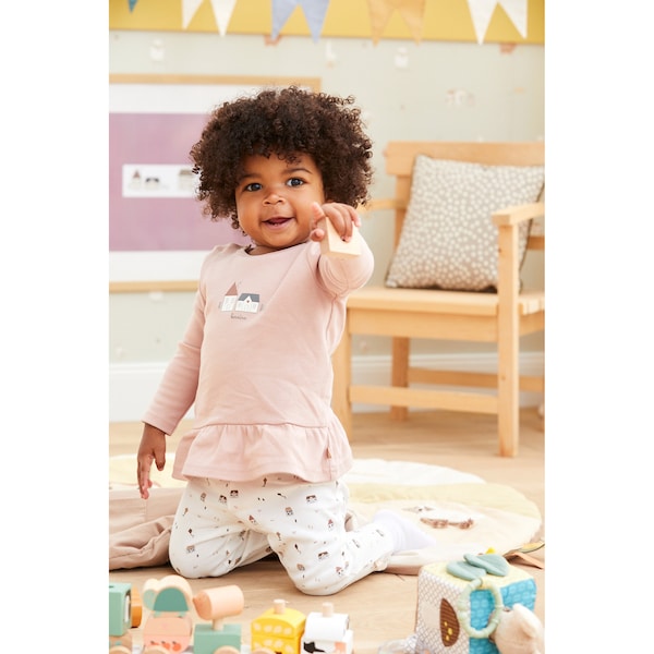 babywalz Bornino - Farm LifeLeggings Farm Life offwhite/bunt Preisnachlass
