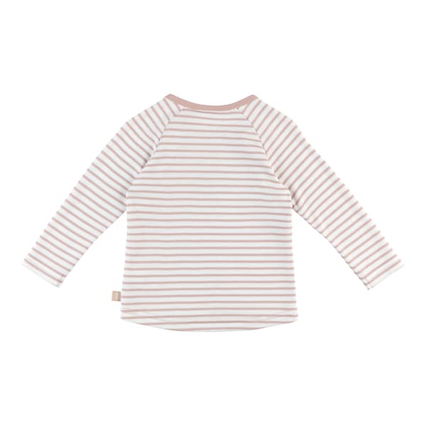 babywalz Bornino - Farm LifeRaglanshirt langarm Ringel Auto rosa/offwhite Osterangebot