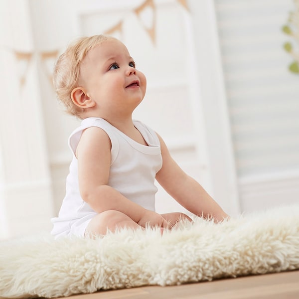 babywalz Bornino - BASICSUnterhemd ohne Arm Vatertagsangebot