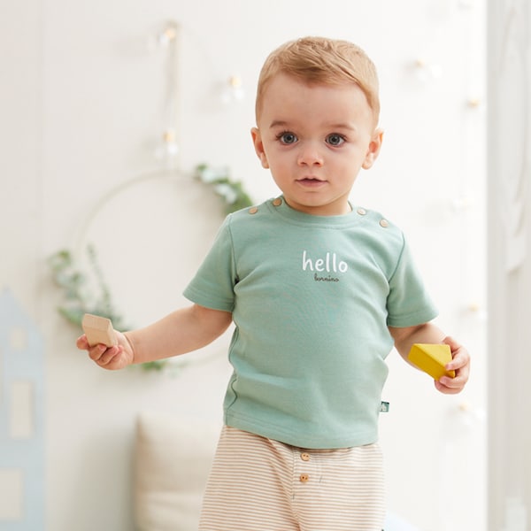 babywalz Bornino - Tiny HousesT-Shirt Hello Online Outlet