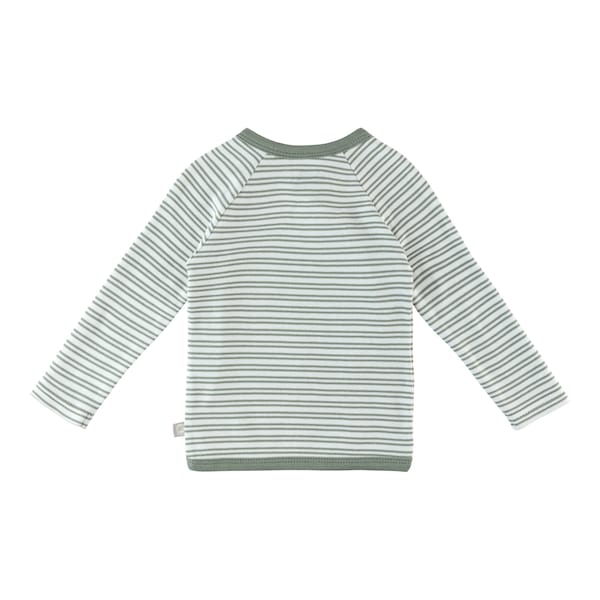babywalz Bornino - Cute FoxWickelshirt langarm Ringel grün/offwhite Saisonale Angebote