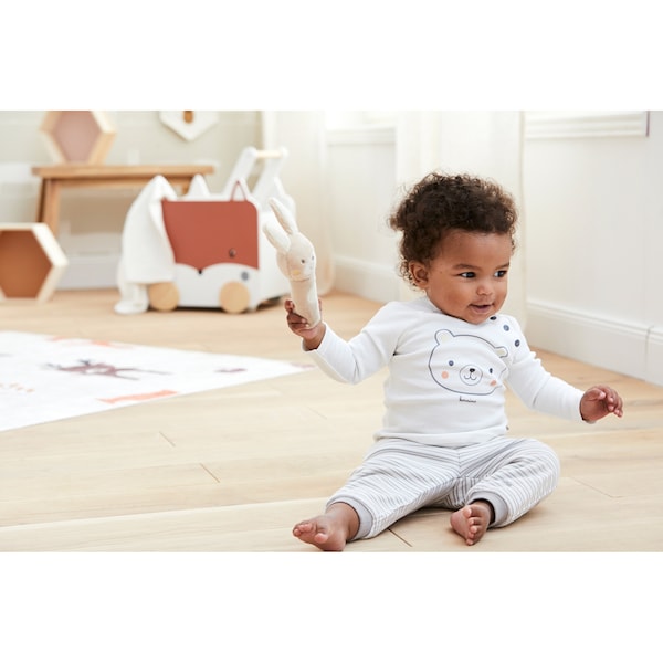 babywalz Bornino - Cute FoxRaglanshirt langarm Bär offwhite Tägliche Deals