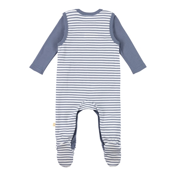 babywalz Bornino - Farm LifeStrampler-Set 2-tlg. mit Body Traktor blau/offwhite VIP-Rabatte