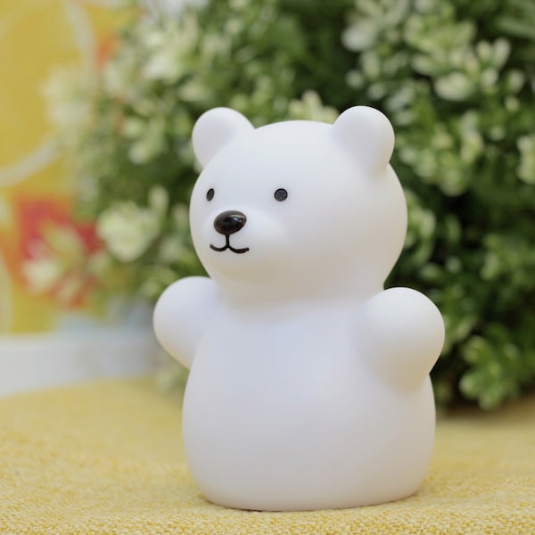 babywalz reer - lumiluNachtlicht Mini Zoo weiß / Bär Kostenloser Versand international