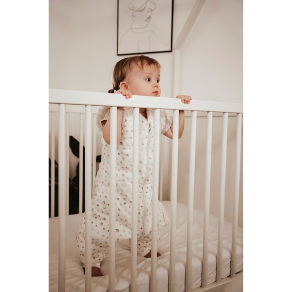 babywalz AlviGanzjahres-Sleepoverall 2.5 TOG Aqua Dot Kostenloser Versand