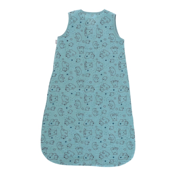 babywalz SterntalerSommerschlafsack Musselin TOG 1.0 türkis / Eisbär Elia Limitierter Zeitrabatt