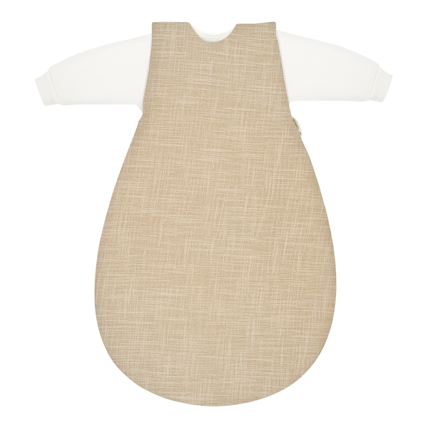 babywalz Alvi - BABY-MÄXCHEN3 tlg. Ganzjahresschlafsack Slub Musselin 2.5 TOG beige / Slub Muslin Großer Ausverkauf