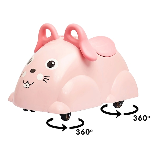 babywalz VikingtoysRutscher Cute Rider rosa - Hase Große Rabatte