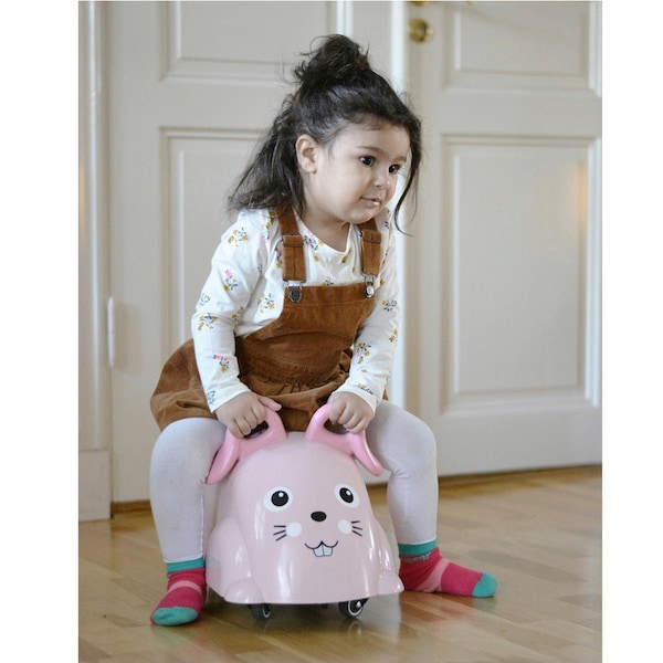 babywalz VikingtoysRutscher Cute Rider rosa - Hase Große Rabatte