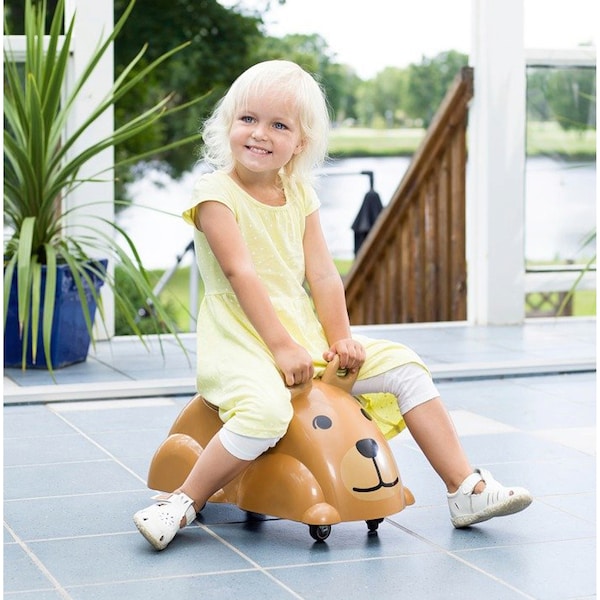 babywalz VikingtoysRutscher Cute Rider dunkelbraun - Bär Tiefpreis
