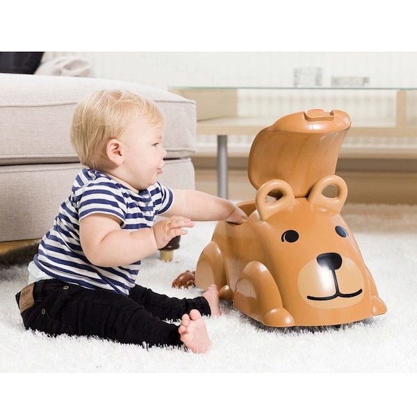 babywalz VikingtoysRutscher Cute Rider dunkelbraun - Bär Tiefpreis