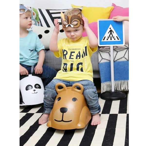 babywalz VikingtoysRutscher Cute Rider dunkelbraun - Bär Tiefpreis