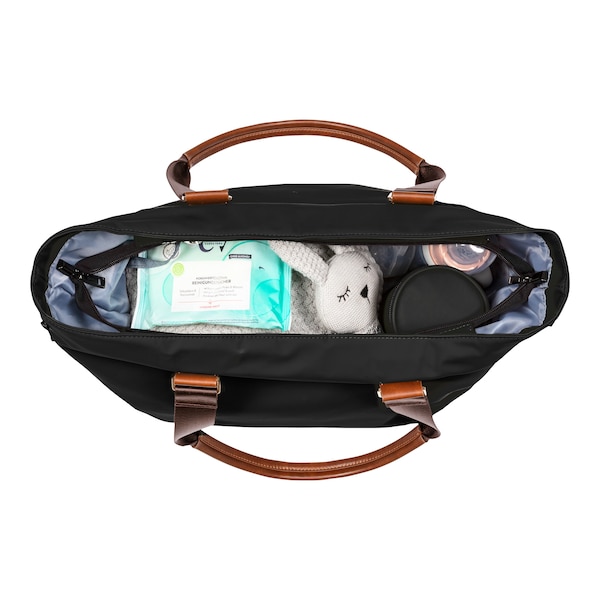 babywalz 2heartsWickeltasche Shopper schwarz zollfrei