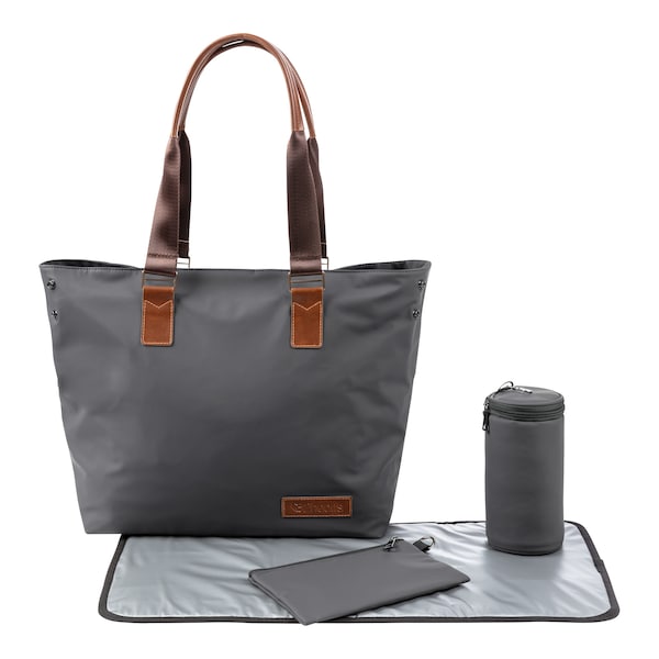 babywalz 2heartsWickeltasche Shopper grau 50% Rabatt für begrenzte Zeit
