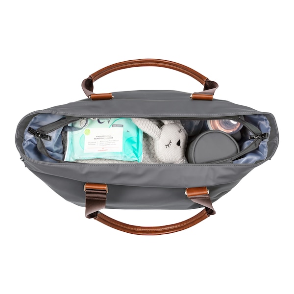 babywalz 2heartsWickeltasche Shopper grau 50% Rabatt für begrenzte Zeit