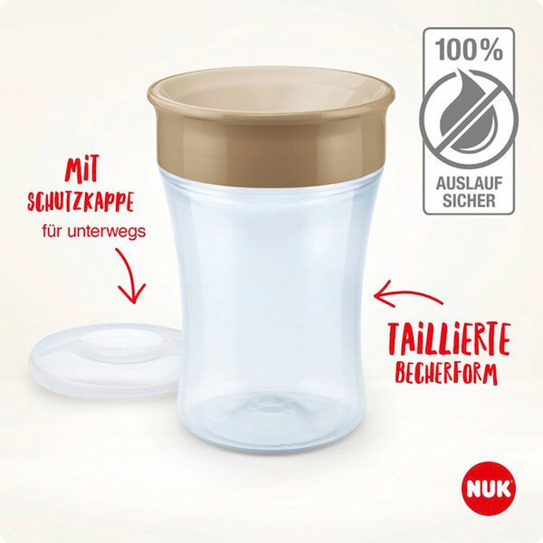 babywalz NUKTrinklernbecher Magic Cup 230 ml rot Kostenloser Versand