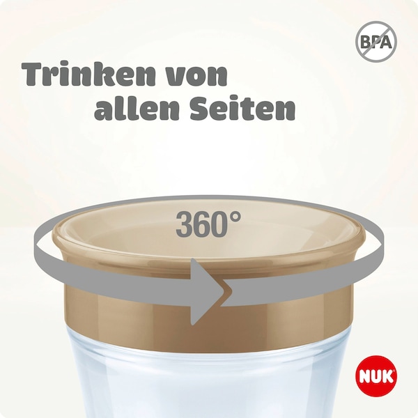 babywalz NUK - DISNEY BABYTrinklernbecher Magic Cup 230 ml türkis Limitierter Zeitrabatt