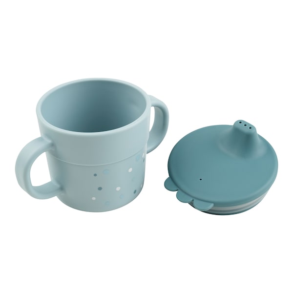 babywalz Done by DeerTrinklernbecher Foodie Dots blau Sonderangebot