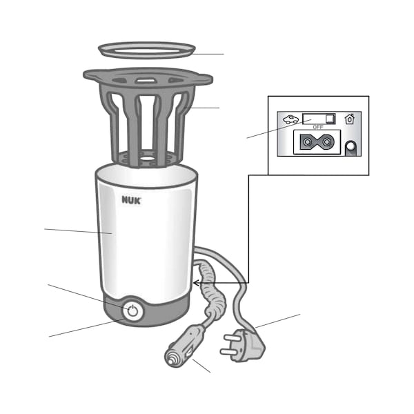 babywalz NUKFlaschenwärmer Thermo Express Plus Auto-geeignet Bestseller