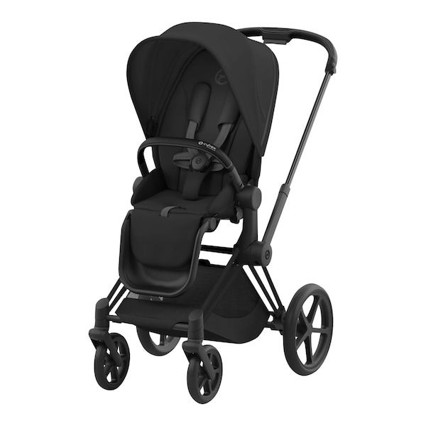 babywalz Cybex - PLATINUMKombikinderwagen PRIAM Comfort Bundle matt black / sepia black Super Sparpreis