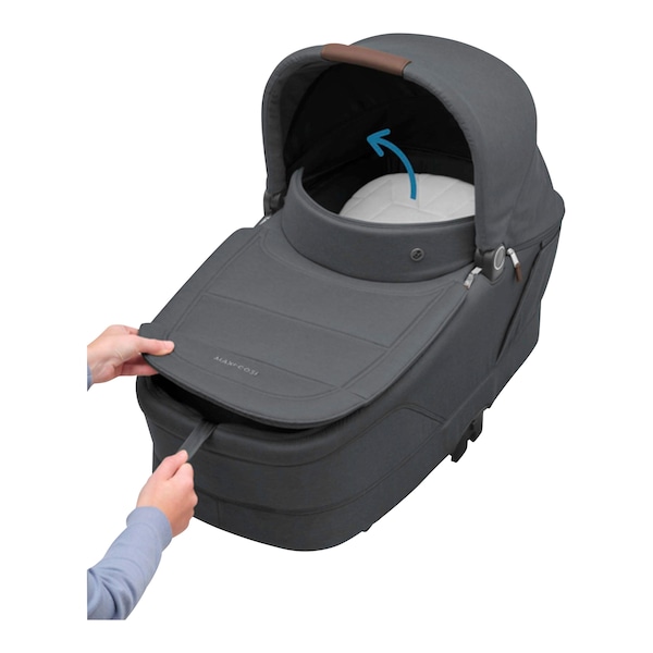 babywalz Maxi-CosiKombikinderwagen Oxford Plus twillic graphite Letzte 2 Tage