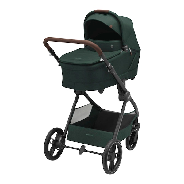 babywalz Maxi-CosiKombikinderwagen Oxford+ Travel-Set inkl. Babyschale Pebble 360 Pro 2 und Isofix-Basis FamilyFix 360 Pro twillic green Zeitbegrenzte Promotion