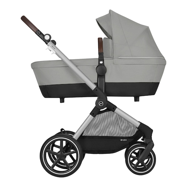 babywalz Cybex - GOLDKombikinderwagen Eos Lux Trio-Set inkl. Babyschale Aton B2 i-Size stone grey Vierteljährliche Förderung