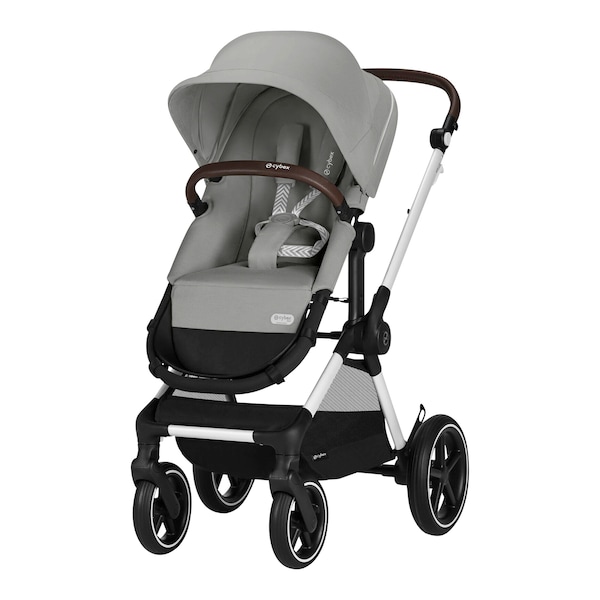 babywalz Cybex - GOLDKombikinderwagen Eos Lux Trio-Set inkl. Babyschale Aton B2 i-Size stone grey Vierteljährliche Förderung