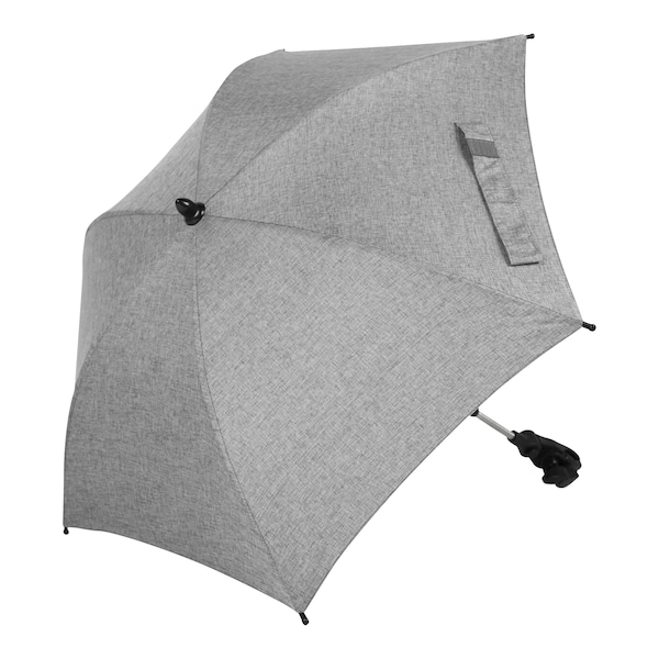 babywalz babycabUniversal Sonnenschirm für Kinderwagen grau melange Fabrikpreis