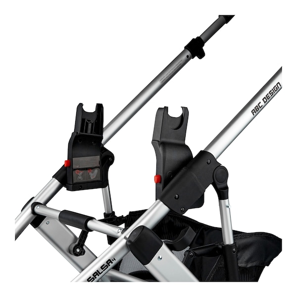 babywalz ABC DesignTulip Maxi-Cosi Cybex Kiddy Joie Britax Römer BeSafe Adapter für Kinderwagen Samba Swing Salsa 4 Salsa 4 Air Condor 4 Turbo 4 Viper 4 Zoom Avus Vicon 4 black Weihnachtsangebot