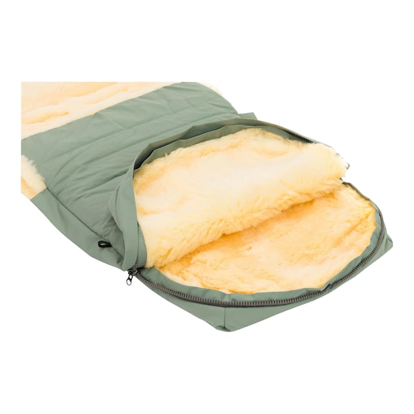 babywalz babycabWinterfußsack Lammfell Lille für Kinderwagen Buggy salbei Vatertagsangebot