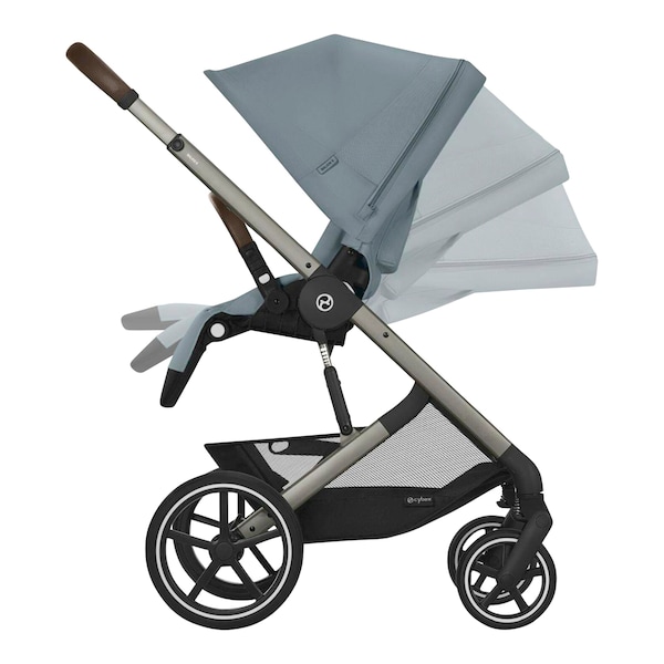 babywalz Cybex - GOLDKinderwagen BALIOS S LUX taupe / stormy blue Begrenzte Freigabe