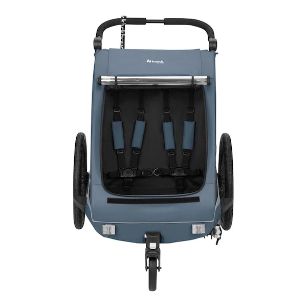 babywalz HauckFahrradanhänger Dryk Duo Plus Dark Blue Bis zu 50% Rabatt