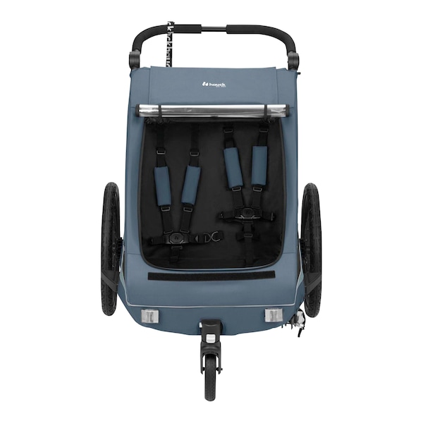 babywalz HauckFahrradanhänger Dryk Duo Plus Dark Blue Bis zu 50% Rabatt