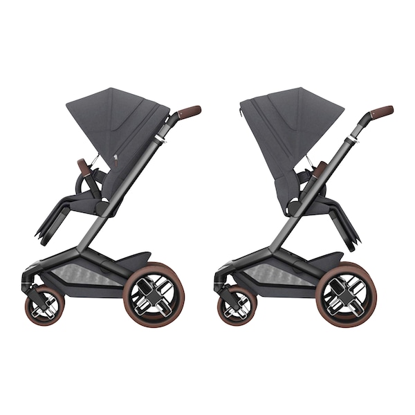 babywalz Maxi-Cosi - PremiumKinderwagen Fame twillic graphite Nur noch ein Tag übrig