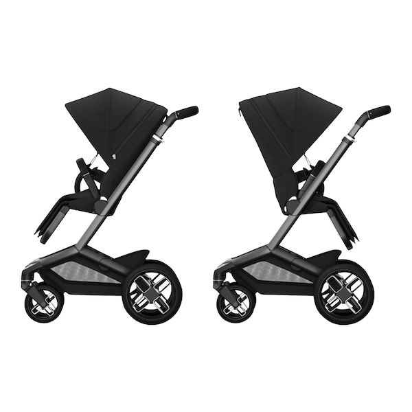babywalz Maxi-Cosi - PremiumKinderwagen Fame twillic black 50% Rabatt mit kostenlosem Versand