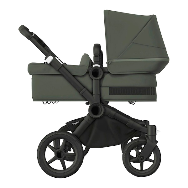babywalz Bugaboo - DONKEY 5Zwillings- und Geschwisterwagen Bundle Twin black / forest green Valentinstagsangebot