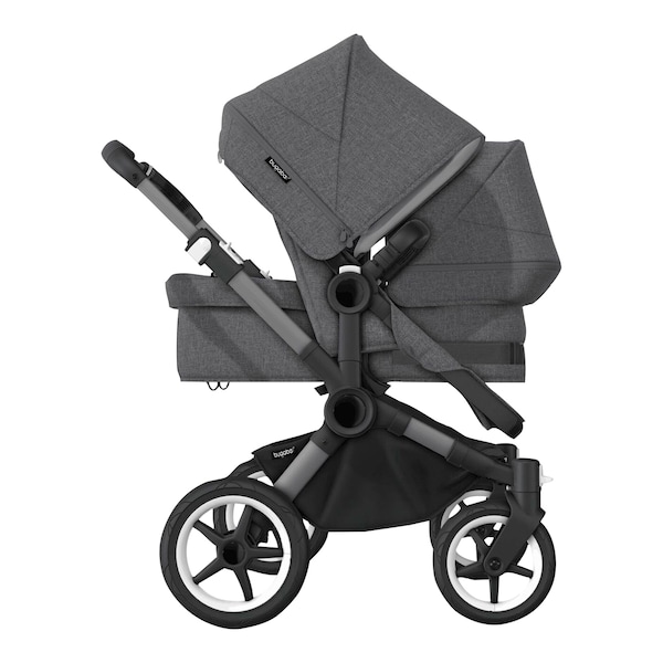 babywalz Bugaboo - DONKEY 5Geschwisterwagen Bundle Duo graphite / grey melange Online Outlet